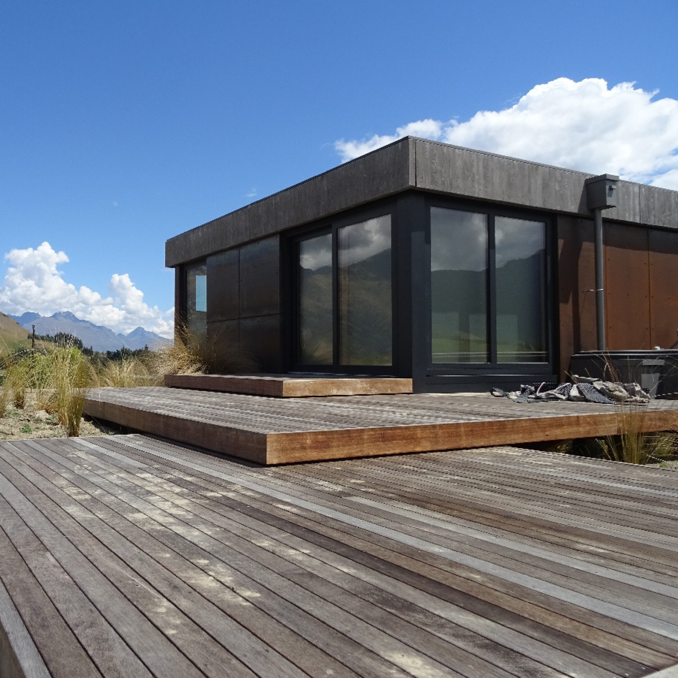 Sustainable wooden home built by ECO WOOD